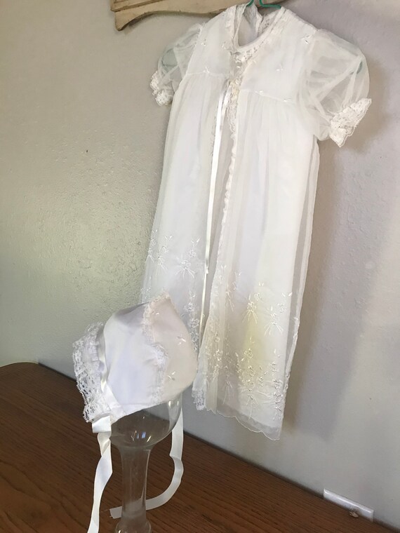 Vintage Baptism/ Christening gown 3 piece