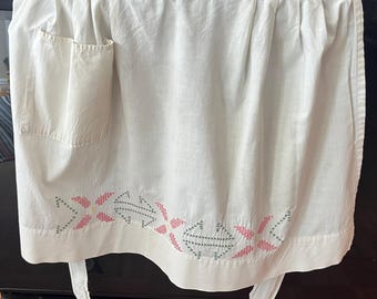 Handstitched apron, 1950’s