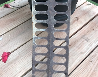 Rusty chicken feeder top, vintage junk art, scrap art material