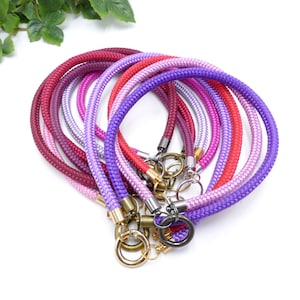 House Collar for Dogs - Thin Lightweight Id Collar - 6mm Round Cord - Choose your Own Colours - Handmade to Order