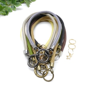 Handmade Lightweight ID Dog Collar: 6mm Round Cord, Custom Colours