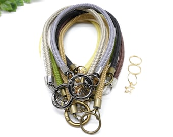 Handmade Lightweight ID Dog Collar: 6mm Round Cord, Custom Colours