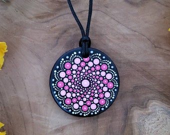Pink Mandala Necklace