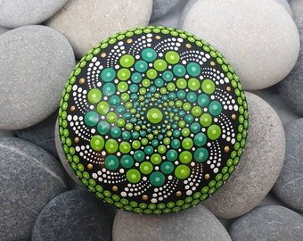 Green Mandala Stone