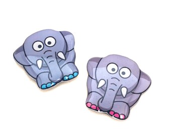 Elephant Xray Markers Customized with Initials