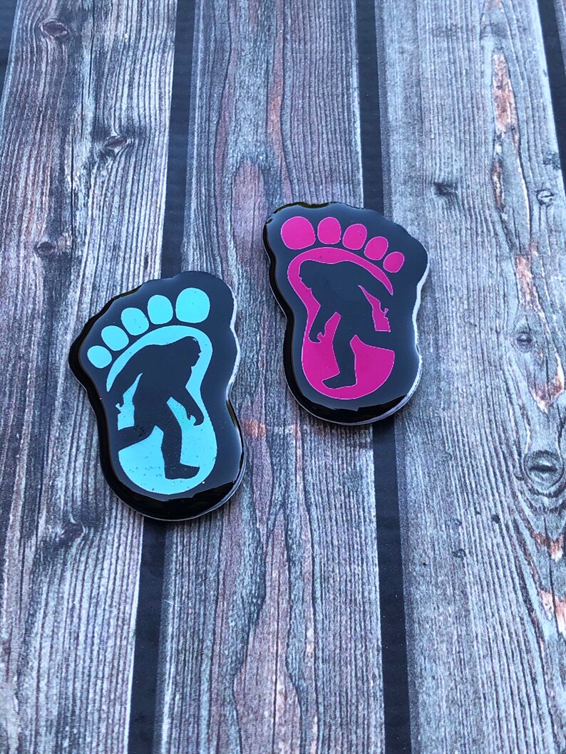 Bigfoot Sasquatch Xray Markers Customized with Initials image 2