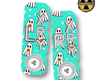 Halloween Ghosts BB Xray Markers Customized with Lead Initials