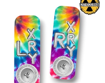 Tie Dye BB Xray Markers Customized with Initials