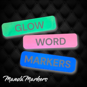 Glow in the Dark Word Xray Marker for Speech Pathology or Annotations