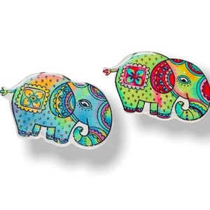 Elephant Paisley Xray Markers Customized with Initials