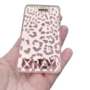 Rad Pad Leopard Rose Gold  for Holding Xray Markers