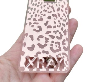 Rad Pad Leopard Rose Gold  for Holding Xray Markers