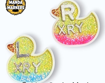 Rubber Ducky X-Ray Markers with 2-3 Initials