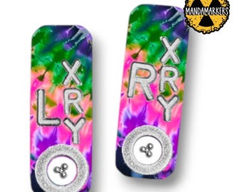 Tie Dye BB Xray Markers Customized with Initials