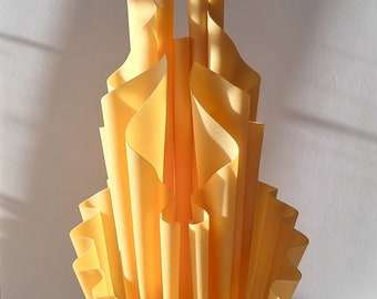 Georgia Jacob, Corolle Series Sculptural Modernist Handkerchief Lamp Base, 1980s-90s, French