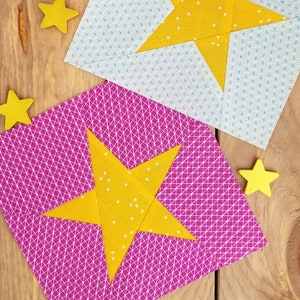 Star Paper Piecing Pattern, PDF