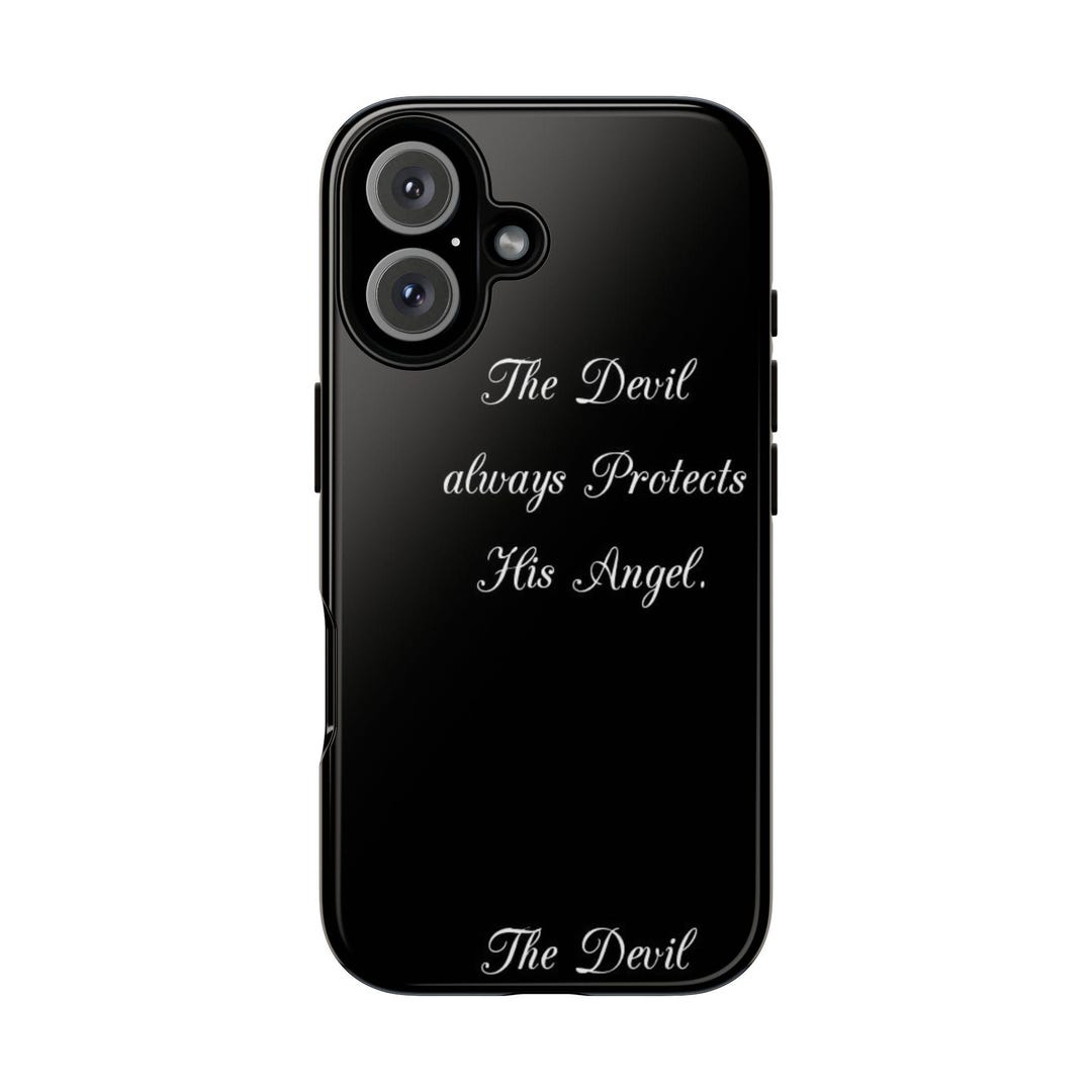 The Devil Always Protects His Angel Phone Case - Etsy