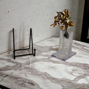 Acrylic or Metal Display Stand For Signs, Art, and More
