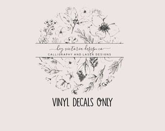 Vinyl Decals/Permanent Vinyl/ Custom Decals/Oracal 651 I