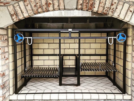 USA MADE. Fireplace and Restaurant Inserts Wood-fired Parrilla - Etsy  Denmark