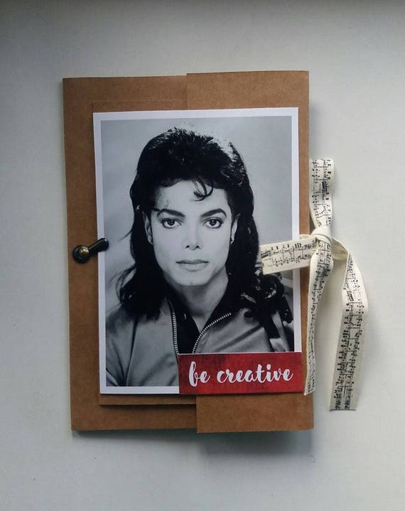Michael Jackson Be Creative gift card handmade Etsy