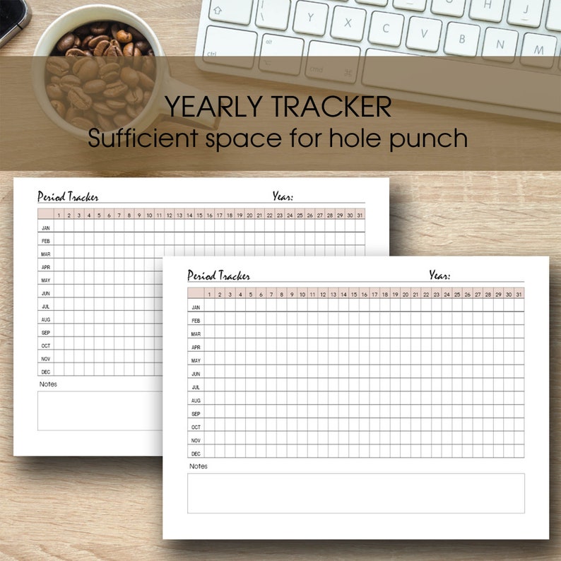 Period Tracker Printable Template Etsy Ireland