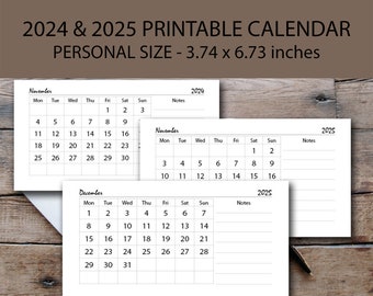 Calendrier mensuel 2024 Taille personnelle imprimable, 2024 Planificateur mensuel Taille personnelle imprimable, 2024 Mois sur une page Insertion de taille personnelle