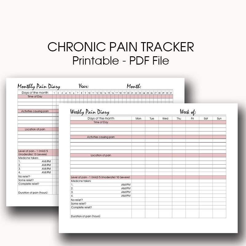 Pain Tracker Printable pain-tracker-printable