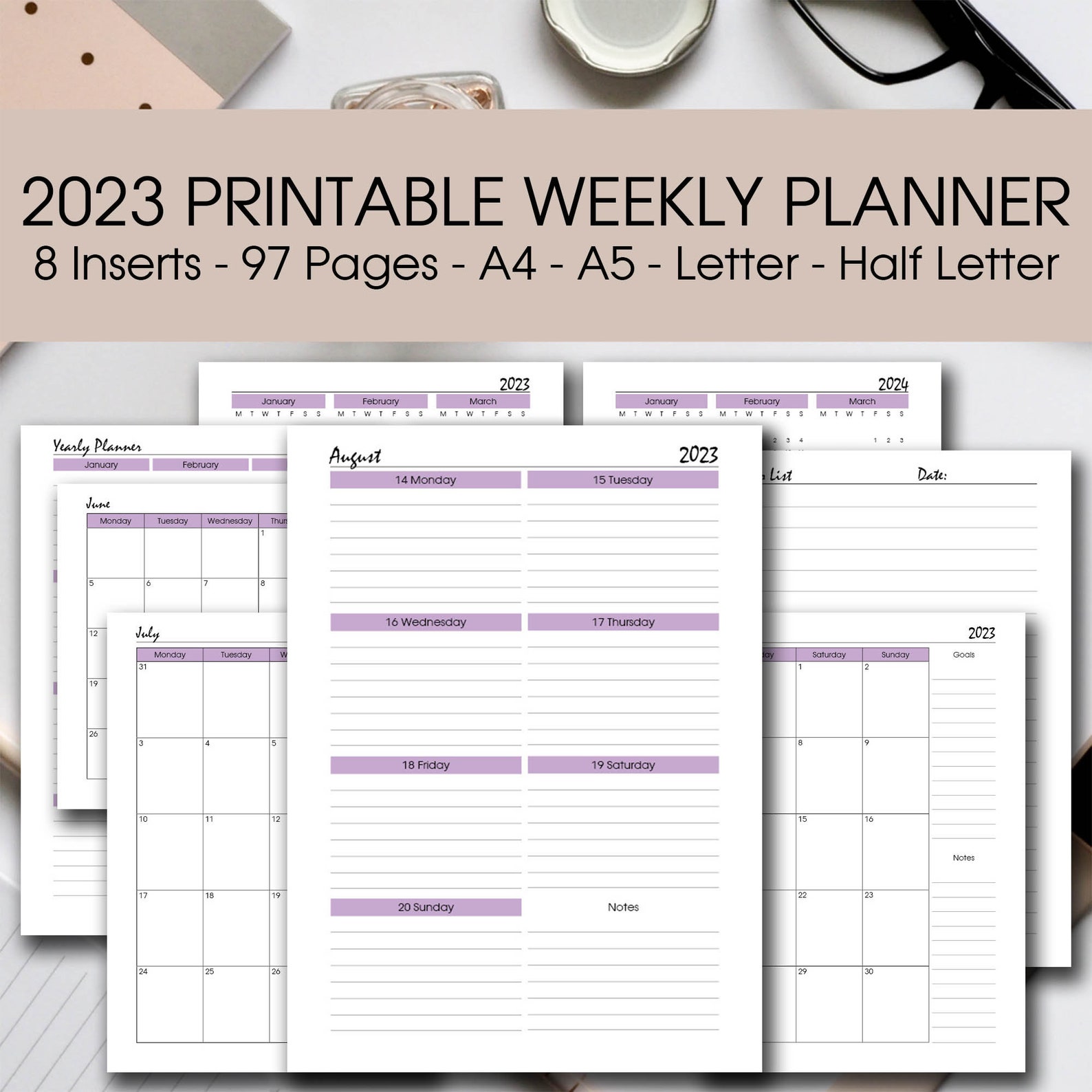 2023 Weekly Schedule Printable PURPLE Weekly Planner - Etsy Ireland 2023 Weekly Schedule Printable PURPLE Weekly Planner - Etsy Ireland