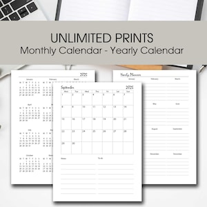 2025 Daily Planner Printable Pack, 2025 Daily Journal Printable, A4/a5 ...