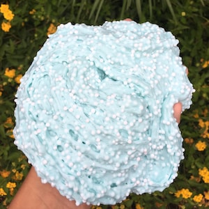 Sky Blue Crunchy Floam Slime (Scented)