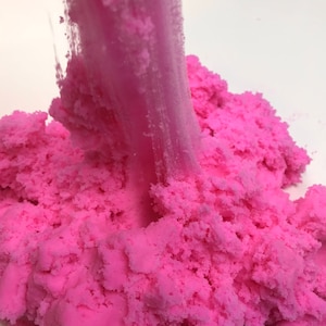 Pink Cotton Candy Scented Cloud Slime: Fluffy & Stretchy