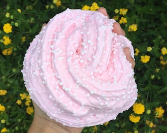 Pink Crunchy Floam Slime: Scented ( your choice)