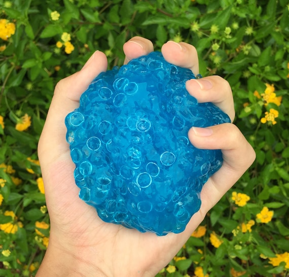 Blue Crunchy Fishbowl Slime 