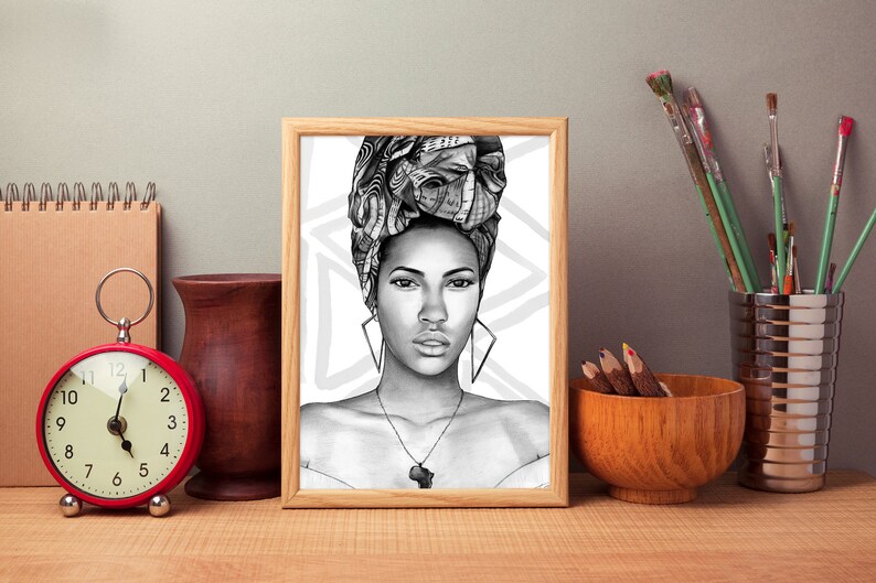 African American Wall Art Prints Black Girl Magic Bedroom Etsy