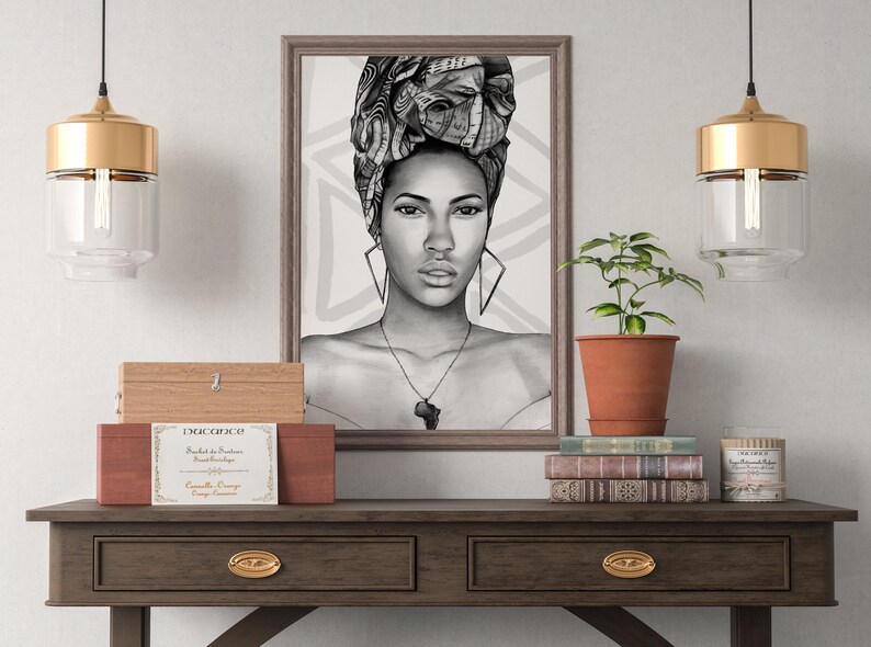 African American Wall Art Prints Black Girl Magic Bedroom Etsy