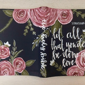Hand Painted Bible
