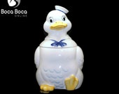 Vintage quot Sailor Duck quot Cookie Jar Made in Japan quot