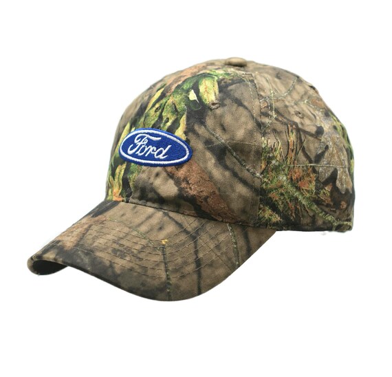 Hat Ford Logo Mossy Oak Camouflage Ball 