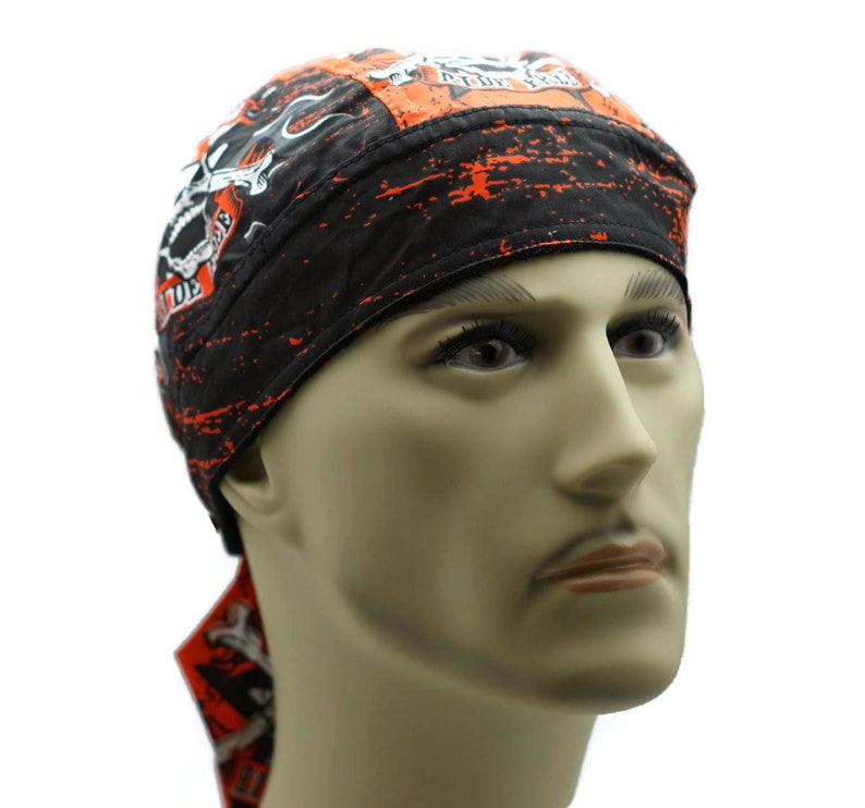 Headwrap DANBANNA Star Skull Du-rag Skull Cap Doo Rag Bandana - Etsy