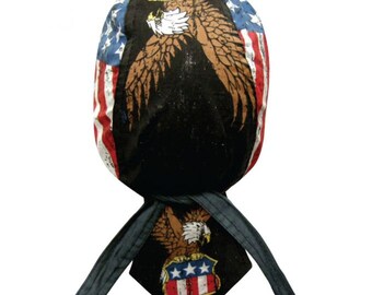 Rolling Thunder Eagle Doo Rag Headwrap Skull Cap Biker Durag Sweatband Capsmith Rolling Thunder Eagle Doo Rag Headwrap Skull Cap Biker Durag Sweatband Capsmith