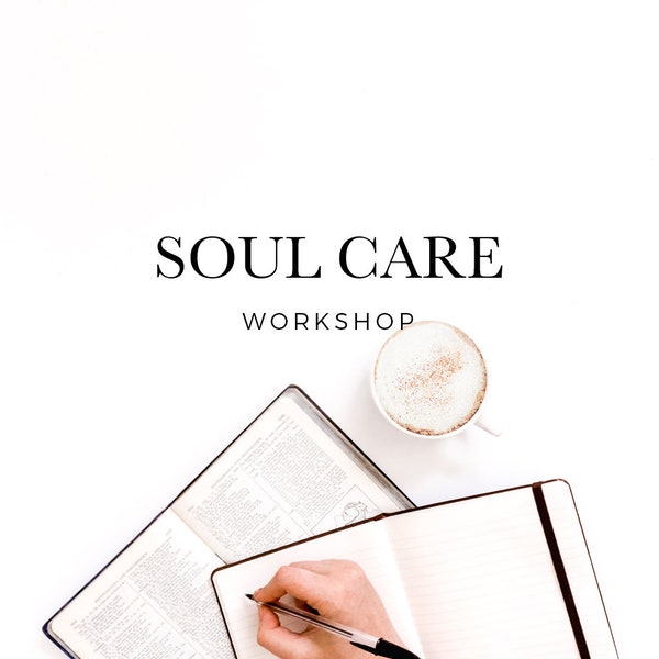 Soul Care Workshop || Essential Oil Online Class Graphics || Download || with OUTLINE & Printable