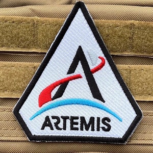 Artemis-programmapatch (4 inch) geborduurde (klittenband) badge astronaut ruimtepak souvenir embleem geschenkpatches van hoge kwaliteit