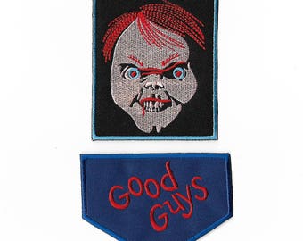 chucky good guys iron on patch