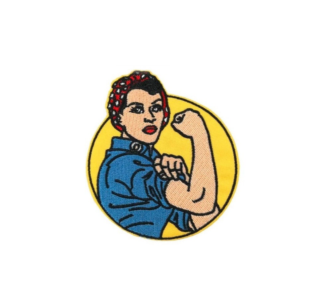 Rosie the Riveter We Can Do It! Patch (3.5 Inch) Iron or Sew-on Badge ...