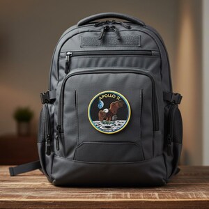 Apollo 11 Mission-patch (3,5 inch) geborduurde opstrijk-/naaibadge astronaut ruimtepak souvenir embleem kostuum maanlanding cadeaupatches afbeelding 2