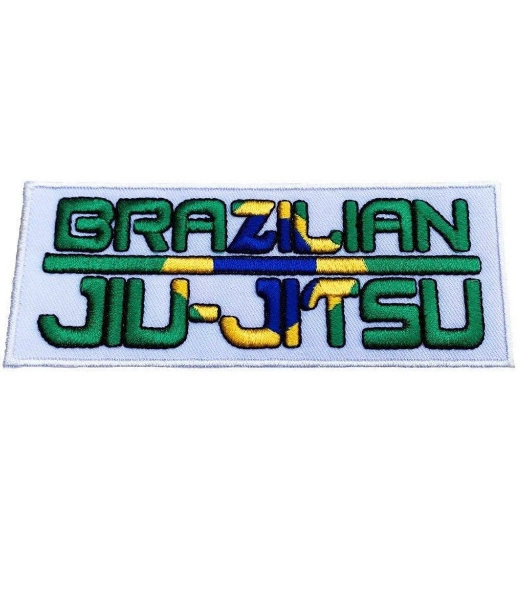 Brazilian Jiu Jitsu Patch 5 Inch Ironon or Sewon Badge BJJ Kimono Gi