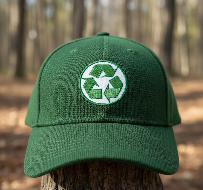 Parche bordado de reciclaje, insignia termoadhesiva (7,6 cm) imagen 6