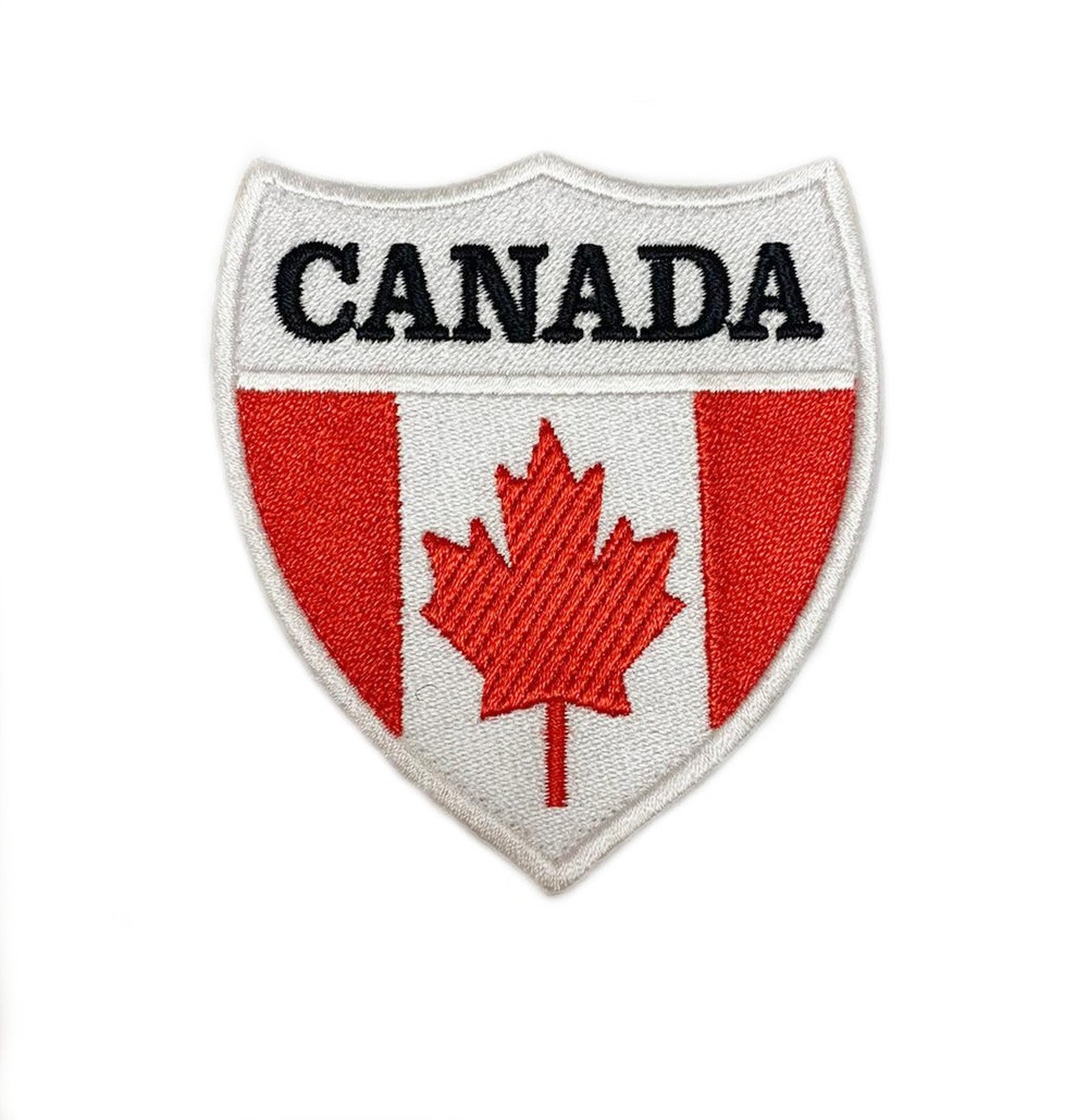 Canada Flag Patch 3 Inch Embroidery National Badge hook Etsy UK