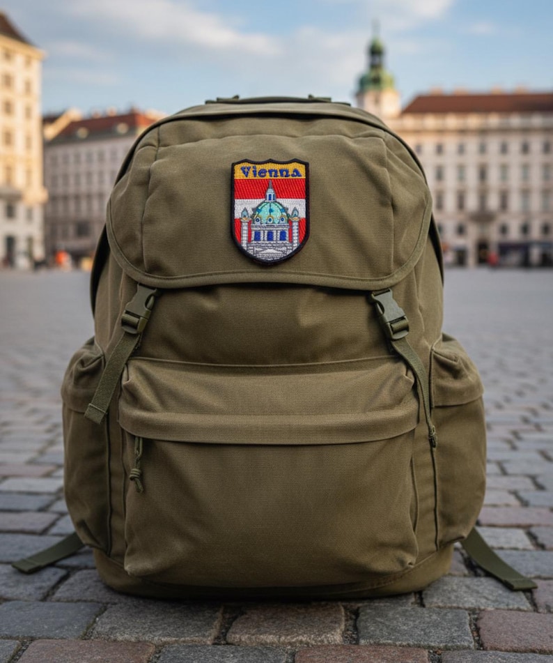 Vienna Austria Shield Patch (3 Inch) Iron-on / Sew-on Badge Travel Europe Souvenir Emblem for Backpacks, Hats, Bags, Crafts DIY Gift Patches image 7